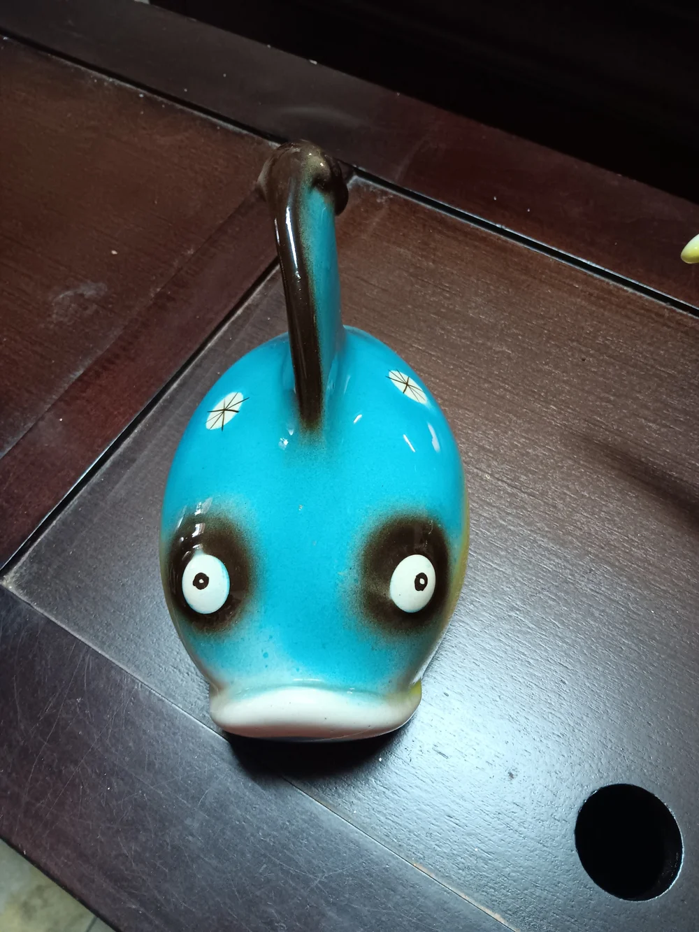 Blue and Yellow Fish serving dish